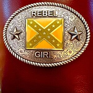 Nocona Belt Buckle Rebel Girl